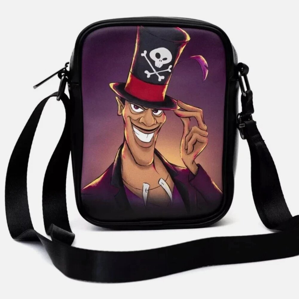 Buckle-Down Disney Villains Dr Facilier Crossbody Deluxe Crossbody Bag NWT